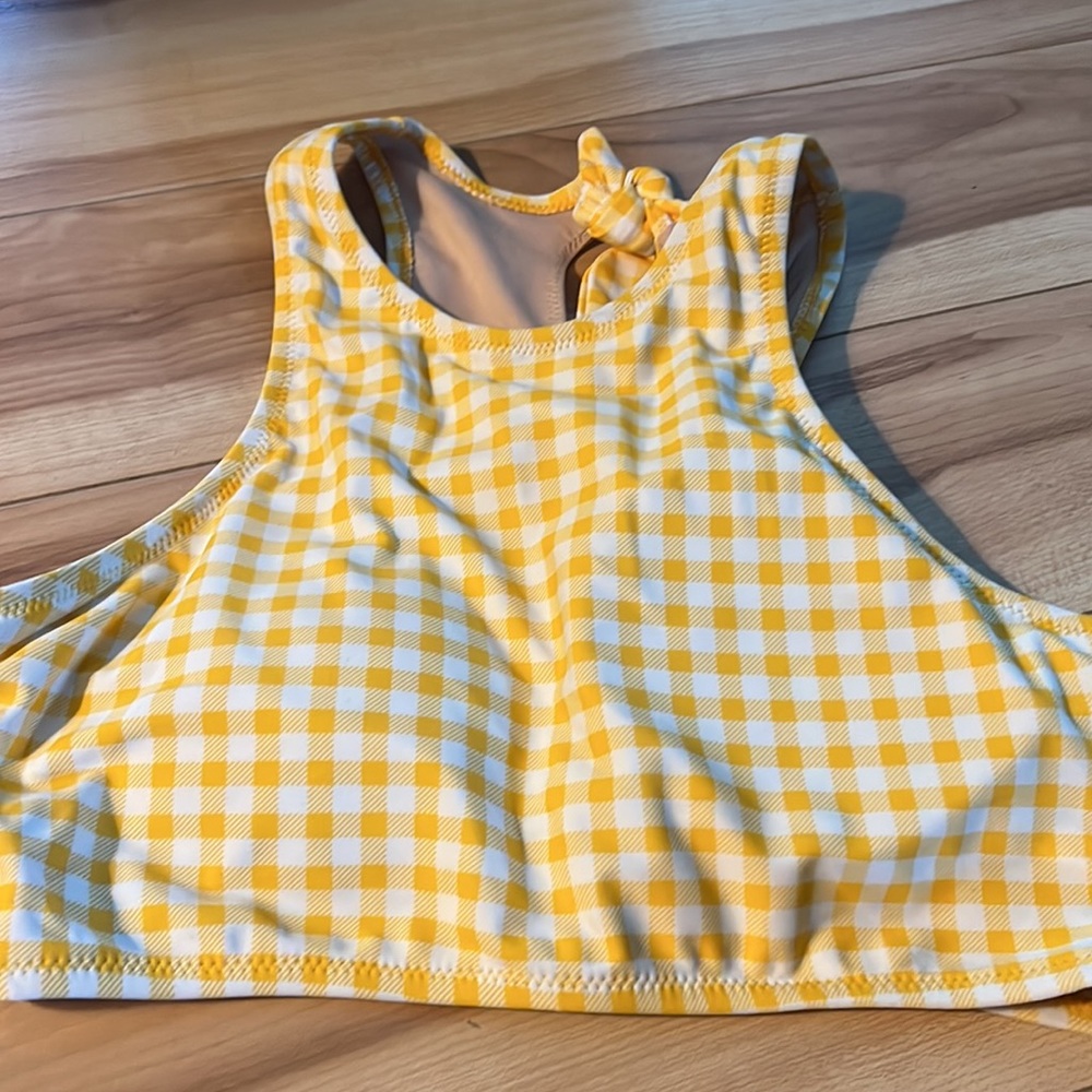 Old Navy Gingham Bikini Top Size M - Picture 2 of 3